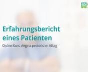Angina-pectoris Patient Helmut Jaksch beantwortet im Video