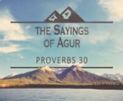 Proverbs 30