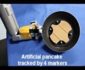 The video shows a Barrett WAM 7 DOFs manipulator learning to flip pancakes by reinforcement learning.nThe motion is encoded in a mixture of basis force fields through an extension of Dynamic Movement Primitives (DMP) that represents the synergies across the different variables through stiffness matrices. An Inverse Dynamics controller with variable stiffness is used for reproduction. nnThe skill is first demonstrated via kinesthetic teaching, and then refined by Policy learning by Weighting Expl
