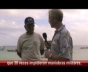 “La verdad es que la inteligencia de los pescadores fue muy superior a la estrategia militar de la Marina de los EE.UU.”nCarlos Tazo, líder de los pescadores “guerrilleros”nnn¡“Ustedes van a tener problemas”!nnVIDEO Carlos Tazo (1-3, 23 min.): http://vimeo.com/13769245nVIDEO, tres entrevistas (78 min.): http://vimeo.com/13783856nAUDIO / CT: http://www.box.net/shared/qp116o4oy4nVIDEOS PUERTO RICO: http://vimeo.com/album/242508nnnReportaje y entrevistas (3) en la isla de Vieques que