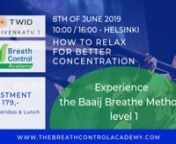 TICKET LINK: http://bit.ly/TicketLink_8thofJunennYour Investment in You = € 179,-nn(The Previous one got SOLD OUT 10 Days Before the Event Started so Be QUICK!! ) nnIncludes Didgeridoo &amp; LunchnJust bring your self the rest is taken care off. nnTo whom: n* #Teachers, #Trainers, #Coaches &amp; Professional #PublicSpeakers n* People that like to Improve Respiratory Problems caused by #Asthma, #Sleep-apnea, #COPD and #Snoring.n* People that like to improve their breathing for #Meditation and #