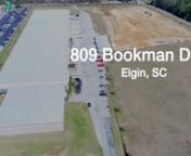 809 Bookman Road, Elgin, South Carolina is located just off of Two Notch Road and is a ±186,000-square-foot industrial building for sale or for lease. The property is subdividable to ±25,000 square feet includes approximately 13.12 acres of land with a ±30,000-square-foot expansion pad. There is an active rail spur to the building served by CSX and 8 rail doors with electric-powered levelers. The building had a new roof installed in September 2014 with 74 OSHA-approved skylights.nnFor more in