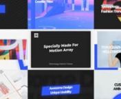 Get 100&#39;s of FREE Video Templates, Music, Footage and More at Motion Array: http://bit.ly/2SITwWM nnnGet this here: https://motionarray.com/premiere-pro-templates/graphics-typography-241694nnGraphics Typography is a clean looking and dynamically animated Premiere Pro template with 10 cool looking and creatively animated typography scenes that you can use to stylishly promote anything you want. Simply style them to match your own brand. Easily use these on your corporate presentations, slideshows