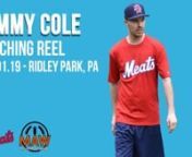 Jimmy Cole (NY Meats) pitched all four pool play games for his team in Ridley Park and went a perfect 4-0. In pitching the Meats into the elimination round, Jimmy defeated the Shortballs, ERL, Barrel Bruisers, and Blueballs. (June 1, 2019)