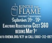 Ladies, Lynette Hagin&#39;s Kindle The Flame Women&#39;s Conference is coming! Register early for September 26-28, and have the greatest time in The Lord you&#39;ve had in years! Visit rhema.org/KTF for more information. nnThank you for visiting RHEMA USA online!nnWould you like to partner with us to bring hope, help and healing to the world? Please visit Rhema.org/WPC nnHere&#39;s how to connect with us:nnWATCH LIVE:(Sunday 10am6pm; Wednesday 7pm)nRhema.TV nFacebook.com/RhemaBibleChurchnnSUBSCRIBE:nRhema C
