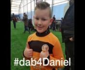 A cheque for almost £1,200 has been presented to the Notts and Lincs Air Ambulance in memory of little Daniel Harris, the football-loving six-year-old from Fernwood near Newark who attended Chuter Ede Primary School and loved dabbing.