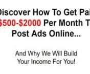 Get Paid To Post Ads (GDI) from gdi