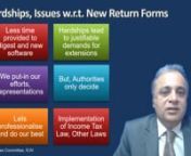 Study Material Presentation on Understanding New Forms of Income Tax Returns &amp; Relevant e-aspects files (14/07/2018)
