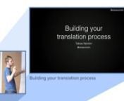 The Symfony Translator component is the one you learned how to use in 5 minutes and you have not thought much about it since. It just sits there in almost every project and just works. That is great, that is what a great component should do. The tricky part is how you build your development processes to work together with the translation process. You will start to notice problems when you have 4 or more languages. What other tools and services should you use? And how do you teach external transl