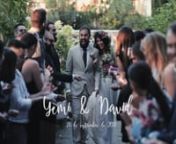 Resumen de la boda de Yemi y David, celebrada en el hotel Casa de los Bates, en Motril (Granada), el 23 de septiembre de 2017.nOperadores de cámara: Miguel A. Reyes y Yolanda Montiel. nRealizado por Miguel A. Reyes.