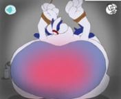 Lugia Belly Inflation (SOUND & POPPING WARNING) from inflation popping