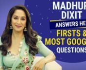 Madhuri Dixit is an enigma like no other with her killer smile and acting performances. The actress has starred in some of the best movies in Bollywood including Devdas, Hum Aapke Hain Koun, Saajan, Dil Toh Pagal, Tezaab and Koyla, just to name a few.nnGiven her immense popularity, Madhuri&#39;s fans want to know everything about the talented actress and in an interaction with Pinkvilla, we asked her about the Most Googled Questions and all her Firsts. From her phone number to her first job, Madhuri