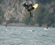 my progress in hydro foil at Walensee @10y old