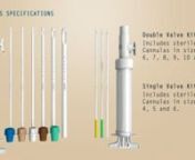 Includes extra O-ring, extra collar stop and 2cc silicone oil. nAdaptors included. nStable vacuum: each product’s vacuum is individually tested. nPortable. 60cc barrel capable of producing a vacuum of 609.6-660.4 mm/Hg. nSafe and effective. nLow cost. nAppropriate for many different clinical settings. nHigh patient and provider satisfaction. nOutpatient Procedure. Products of Conception (POC) easily visible. nSingle use device. nOur Karman Cannula Manual Vacuum Aspirator Double Valve Procedure