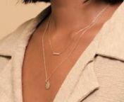 Diamonds Line Necklace + Engravable Necklace from diamonds