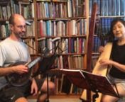 Sun Duo + is Tomoko Sugawara and Robert Matson&#39;s harp and mandolin duo