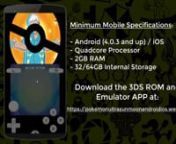 Pokemon USUM now runs quite well with android devices. So check out the specs in the video if your device can handle the game. Download the ROM and APK Apps at http://bit.ly/pkmnusmandroiosnn#PokemonUltraSunandUltraMoon #PokemonUSUM #PokemonUSUMDownload