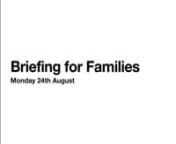 A briefing for St Nics families about the start of the school year. 24th August 2020
