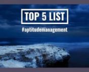 Aptitude Management TOP 5 Leadership Quotes ON VIDEO.n– Jack Welch- – Ronald Reagan – John C. Maxwell – Maya Angelou – Orison Swett Marden.