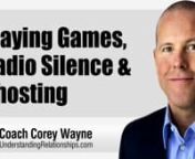 Women playing games, radio silence and ghosting and what they really mean when it happens to you.nnnIn this video coaching newsletter I discuss three different emails from three different viewers. The first email is from a guy who met a girl and hooked up with her the night they met. He pursued too much, she backed off, ghosted him, but then she got back in touch with him a month later. The second email is from a guy who met a girl at a hotel he was staying at and hooked up with her. Then he got