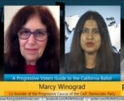 GUEST: Marcy Winograd, co-founder of the Progressive Caucus of the California Democratic Party, a 2020 DNC delegate for Bernie Sanders representing Santa Barbara, California, and is a member of the Steering committee of the Santa Barbara Chapter of Democratic Socialists of America (DSA).nnBACKGROUND: The state of California is the nation’s most populous and yet during Presidential elections is simply left out of the equation, being a solidly blue state. Presidential campaigns simply don’t ma