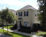 This video is about a house for sale at 1103 Indigo Drive in Celebration, Florida.