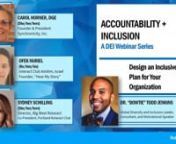(Recorded 17 September 2020: Part 1, Accountability + Inclusion webinar series) nnnRotary values diversity and celebrates the contributions of people of all backgrounds. A first step is to create a plan that welcomes all people, extends to all activities, and has measurable results. Join us to explore how you can create an inclusive framework for your organization.nnLooking for inspiration? Learn more about the frameworks shared by Ofek, Carol, and Sydney here: http://bit.ly/DEIStoriesnnA topic