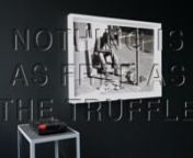 A collection of art works shown by Darius Am Wasser at his studio in Berlin, October 2020. nnThe show titled &#39;Nothing is as Free as the Truffle&#39; depicts a world in crisis with no place prepared for you. Lost in translation we pour that of ourselves into the vessel of society, in order to understand what we have become. nnA tape is played on an old recorder, wherein the Artist is tutored in reading the original french text &#39;The Declaration of the Rights of Man and of the Citizen&#39;, from 1789. Syll