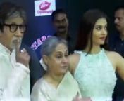 SRK touches Amitabh Bachchan and Jaya’s feet on the red carpet. Everyone got to witness the most iconic moment at the Stardust Award 2016 when Bollywood’s two biggest personalities, Amitabh Bachchan and Shah Rukh Khan came together. Not only that! But as soon as King Khan entered the event venue he ran towards Mr Bachchan. He bowed down to touch his and Jaya ji’s feet. Later SRK shared pleasantries with his Devdas co-star Aishwarya Rai Bachchan. SRK along with Aishwarya Rai, Big and Jaya J
