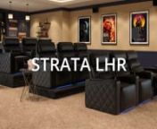 The Strata LHR (Lumbar Head Rest) is what results from years of effort and experience to develop the perfect blend of comfort and good looks. There is so much built into this premium theater seat that it surprises even our in-house experts. Elegant diamond stitch patterns, power lumbar adjust, power headrest, power recline for the seat backs and footrests, and the list goes on and on.nnThe power controls located on the inside arm form the nexus of this seat. From those controls, all you need to