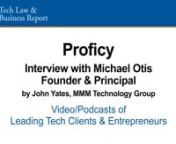 In this episode, we speak with Michael Otis, Founder and Principal of Proficy.n nProficy is a spend, vendor, and contract management solution for multi-location businesses. With a user-friendly strategic sourcing platform, data transformations, and RFx management services, Proficy drives down third-party spend and streamlines the entire procurement process.