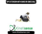 1. Start by laying prone on med balls with knees and toes on grounds. Have a band in one hand and around the same side foot.n2. Extend the hip and knee that has the band attached.n3. Return to starting position by flexing hip and knee.