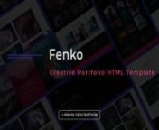 Download Fenko - Creative Portfolio Html Template - https://1.envato.market/c/1299170/475676/4415?u=https://themeforest.net/item/fenko-creative-portfolio-html-template/22881933?s_rank=177?ref=motionstop nn Fenko is Creative Portfolio Html Template, responsive based on Bootstrap. All files and code has been well organized and nicely commented for easy to customize.suitable for your personal portfolio website Main Features 7 Creative Demos and 6 inner pages Based on Bootstrap Latest Version Google