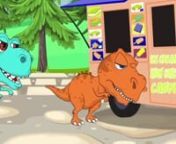 Cartoon funny dinosaursnThe film tells about the games of the little dinosaurs for kids