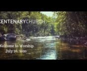 Worship Where You Are &#124; July 26, 2020nnCreditsnn“Down in the River to Pray” with Lyrics &#124;Traditional &#124; performed by Mile 21 A Capellan https://m.youtube.com/watch?v=pCh7oej804Ann“Meditation on a Folk Song” by Joseph M. Martin &#124; Kadar Jones, pianonn“A River Runs through It” movie clip https://www.youtube.com/watch?v=gnz7BQ7lxJQ nn“River” by Josh Groban nnAerial footage by Elliott Dunwody nn
