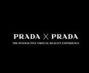 Prada launches its iconic perfume L’Homme Prada and La Femme Prada with PRADAxPRADA, its first interactive virtual reality film, available on Oculus Store, App Store and Google Play Store. nnThrough a transitional series of scenes and experiences – each one offering glimpses into the narrative and aesthetic codes of La Femme Prada and L’Homme Prada – PRADAxPRADA is a metaphor of the paradoxical and multi-faceted human nature.nnAlong the way, the audience experiences the gradual opening o