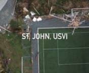 Before and after the landfall of Hurricane Irma on the U.S. Virgin Island of St. John.