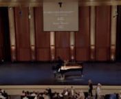Fifteenth Van Cliburn International Piano CompetitionnMay 25-June 10, 2017 • Bass Performance HallnFort Worth, TX, USAnnILYA SHMUKLERnRussia &#124; Age 22nnProgram:nBACH-BUSONI Chaconne in D Minor, BWV 1004nRAVEL Pavane pour une infante défuntenSTRAVINSKY Trois mouvements de PetrouchkannMoscow native Ilya Shmukler studies piano with Elena Kuznetsova at the Moscow Conservatory. He has frequently performed in the leading concert halls of Russia, including in Moscow, St. Petersburg, Ekaterinburg, and
