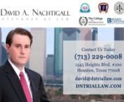 David A. Nachtigall offers legal assistance for a wide array of civil matters. From insurance fraud to misapplication of fiduciary property, every detail will be properly investigated for the success of your case.nnFor more information about David A. Nachtigall, Attorney at Law, PLLC, visit https://dntriallaw.com/white-collar-matters. You may also contact them directly at(713) 229-0008 or send an email to david@dntriallaw.com. If you’re in the area, drop by their office at 1545 Heights Blvd.