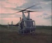 Reel 3: 1) Scenes of HH-43B landing in field, two men jumping out and one standing guard with other picks up injured pilot and boards helicopter. 2) Para-rescue man being lowered on sling from hovering HH-43B to recover injured pilot. 3) Scenes of maintenance men working on F-100D cannon, C-47 engines and C-123B engine. 4) USAF FAC officer eating Army troops at field kitchen. 5) CU of HH-43B pilot at controls during flight and helicopter approaching downed pilot in field. 6) CU of injured pilot