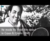 A tribute to the immortal soul of Indian Music. Remembering 37th Death anniversary of Mohd. Rafi.nMusic lovers especially Rafi fans across the world will forever not forget that evening of 31st July 1980 it was a rainy evening, after finishing his recording of the opening stanzas of a song composed by Laxmikant Pyarelal for the film ‘Aas Paas’
