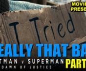 http://www.patreon.com/moviebob1nPART 3 OF 3nnPART 1:nhttps://vimeo.com/240652846nnPART 2:nhttps://vimeo.com/243818774nnJUSTICE LEAGUE REVIEW:nhttps://www.geek.com/movies/moviebob-...nnYeah, it&#39;s bad. You already knew that. But how did something get THIS bad?nnHow does a project with so much at stake go so wrong in such a profound, all-encompassing way? At moment when the comic-book superhero genre is at its zenith, BATMAN V SUPERMAN was seemingly holding a winning hand: A celebrated, stylish di