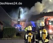 Bildmaterial (Film/Foto) © Videonews24.de / VN24.nrwnMaterialbestellung unter Tel. 0231 / 444 1771 oder 0171 339 44 11nn+++++nnFW-WERNE:14.01.2018 &#62; 19:21 Uhr - 15.01.2018 &#62; 03:00 UhrnFeuer_4: Brennt BauernhofnnUm 19:29 Uhr wurde die Freiwillige Feuerwehr Werne zu einemnvermuteten Gebäudebrand in den Ortsteil Werne-Horst alarmiert.nBereits auf der Anfahrt konnten die Einsatzkräfte den ausgedehntennBrand eines Stallgebäudes erkennen. Aktuell befinden sich über 50nEinsatzkräfte aus allen L