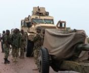 STORY: AMISOM and SNA conduct military operation in Somalia’s Lower Shabelle regionnDURATION: 4:00nSOURCE: AMISOM PUBLIC INFORMATIONnRESTRICTIONS: This media asset is free for editorial broadcast, print, online and radio use.It is not to be sold on and is restricted for other purposes.All enquiries to thenewsroom@auunist.org nCREDIT REQUIRED: AMISOM PUBLIC INFORMATIONnLANGUAGE: ENGLISH NATURAL SOUNDnDATELINE: 6/NOVEMBER/2017, AFGOYE, SOMALIAn n nSHOT LIST:nn1. Med shot, Uganda People&#39;s Def