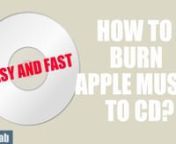 If you are thinking about burning your songs from Apple Music onto CD, you don&#39;t want to miss this video! Of course our mobile phones are irreplaceable, but you won&#39;t deny the fact that playing music with CD can be so cool. If you haven&#39;t done it before, you really should have a first try.nn--------------------nFOLLOW US:nFaceBook - TuneFab StudionTwitter - @TuneFabnnENTER HERE:nhttp://www.tunefab.com/