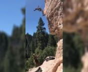 Nadia Lamé does a reverse backbend on True Value (5.11a) at The Pit in Flagstaff, Arizona. nnNew Weekend Whipper every Friday on http://rockandice.com. Go there!