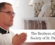 The life of the Brothers of the Society of St. Pius X is sadly not well-known.nnThe U.S. District of the Society of St. Pius X has thus produced a short video to help inform everyone of the crucial mission Archbishop Lefebvre entrusted to them. God, grant us many holy religious vocations!nnhttp://stas.org/en/community/vocation-brotherhoodnn– Video Transcription –nnCredidimus Caritati the motto of Archbishop Lefebvre was chosen out of zeal for the glory of God and the salvation of souls. From