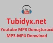Tubidy müzik sitesini kullanarak youtube da bulunan videoları ister mp3 hemde mp4 olarak indirebilirsiniz.nWeb sitesini ziyaret ederek arama kısmına istediğiniz şarkının veya video klibin ismini yazarak bulunan sonuçlarda indirmek istediğiniz bağlantıya tıklayarak ulaşabilirsiniz. Ücretsiz mp3 indirme sitesi olan www.tubidyx.net tüm cihazlardan kullanılabilir ve bedava mp3 indir keyfini tubidy mp3mp4 ile yaşayabilirsiniz.nnWeb adresi: https://www.tubidyx.net