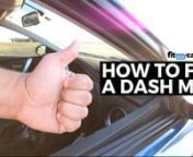 Here&#39;s everything you need to know about fitting a dash mat. The best part is, it&#39;s super simple to get a great looking result and get you on your merry way to a glare reduced drive.nnTo get started, watch the video or take a read through the steps below.nn--- Steps ---nnHow long will it take? No long. To fit the dash mat correctly will take around 5 mins.nnTools required: Scissorsnn1. Remove packaging AND locate velcro strip (you&#39;ll need this to keep the dash mat in place)n2. Cut velcro into 3