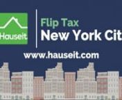 What is the typical flip tax in New York City? NYC Flip Tax FAQ: https://www.hauseit.com/flip-tax-nyc/nnIf you are considering selling an apartment, you&#39;ve probably heard that most co-ops have an additional closing cost for sellers called a flip tax. Both co-ops and condos can have flip taxes, however it&#39;s less common for a condo building to charge a flip tax.nnNYC Seller Closing Costs Overview: https://www.hauseit.com/closing-costs-nyc/nnSo, what is a flip tax in New York City real estate?nnA f
